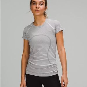 Lulu striped swifty tech tee